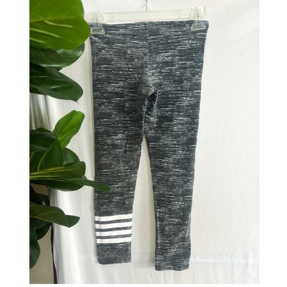 Old Navy Black/White Striped Leggings Girls Size L 10/12 - Picture 6 of 6